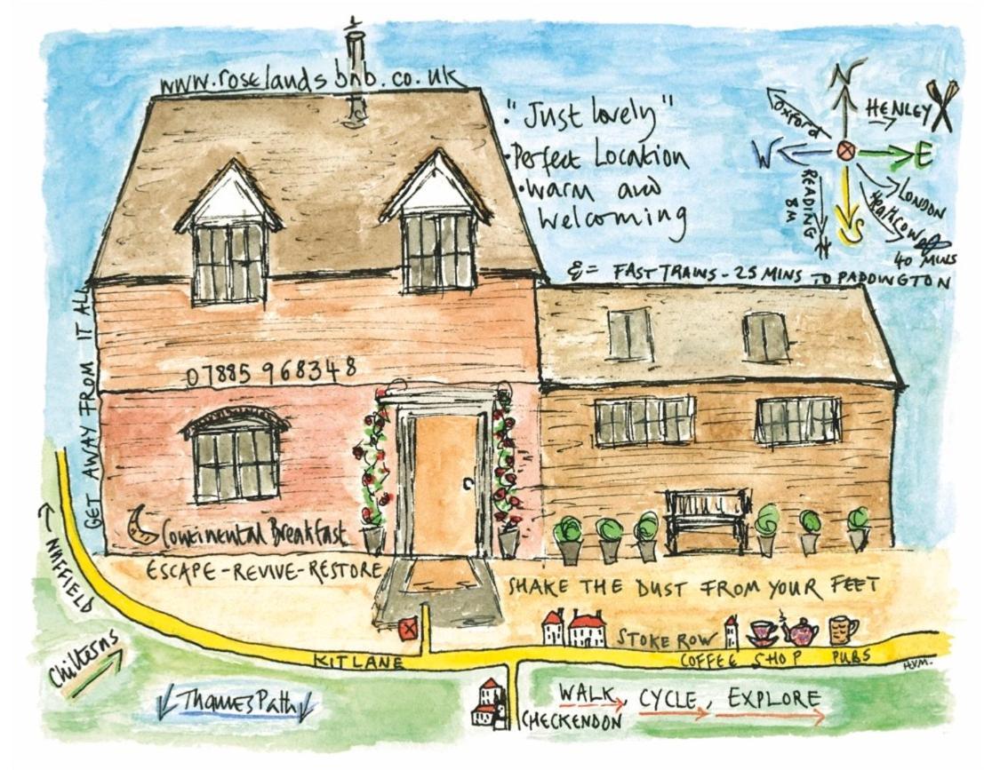 Roselands B&B Henley On Thames Duffield Bagian luar foto